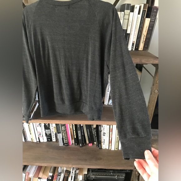 EUC FLUFFY CO Camping Chic Astrology GraphicDark Grey Raglan Sleeve Sweatshirt M - Picture 10 of 10